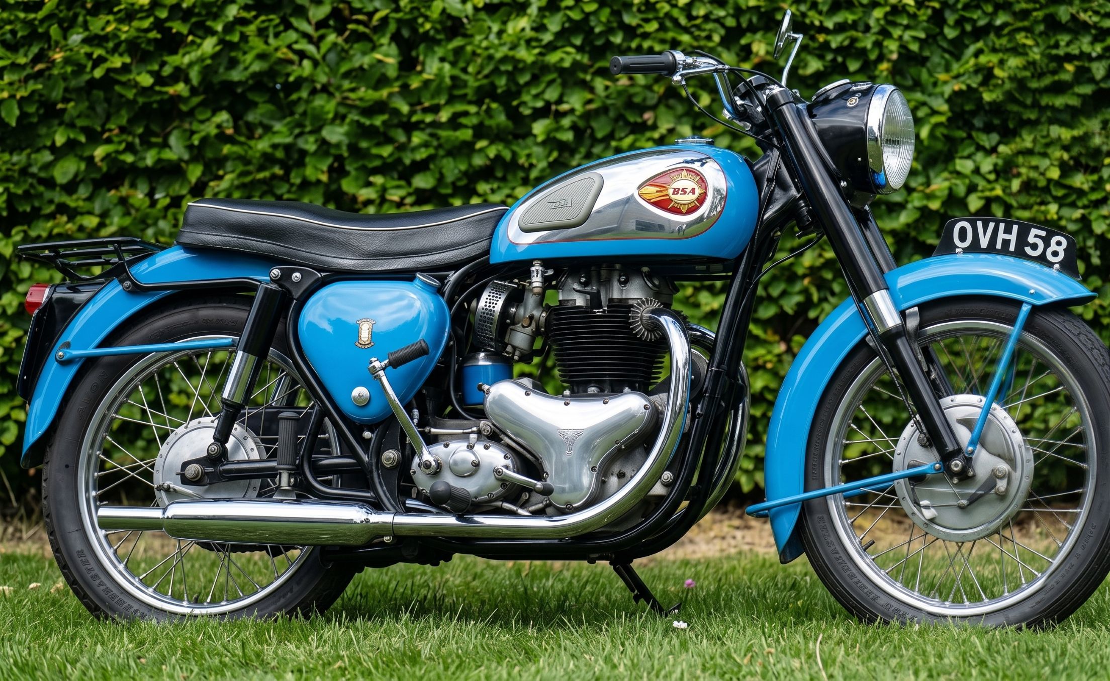 A 10 Golden Flash motorbike